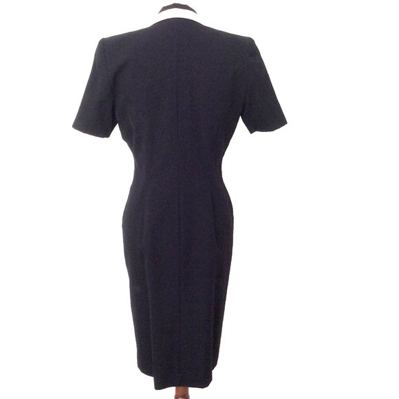 Collectibles Vintage Black Career Dress Size 4 - Picture 3 of 6
